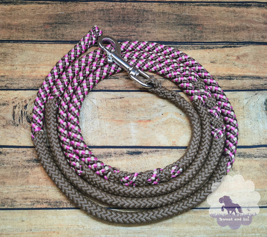 Gespleisste, bunte Stricke