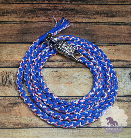 Handgeflochtene Stricke mit Panikhaken