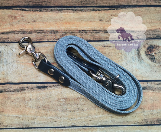 Bunte Gurtzügel mit Gummifäden - Snaps