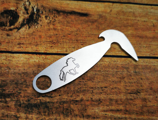 Hufauskratzer aus Edelstahl