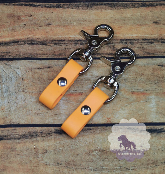 Bunte Steigbügelhalter aus Biothane