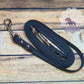 Bunte Gurtzügel mit Gummifäden - Karabiner